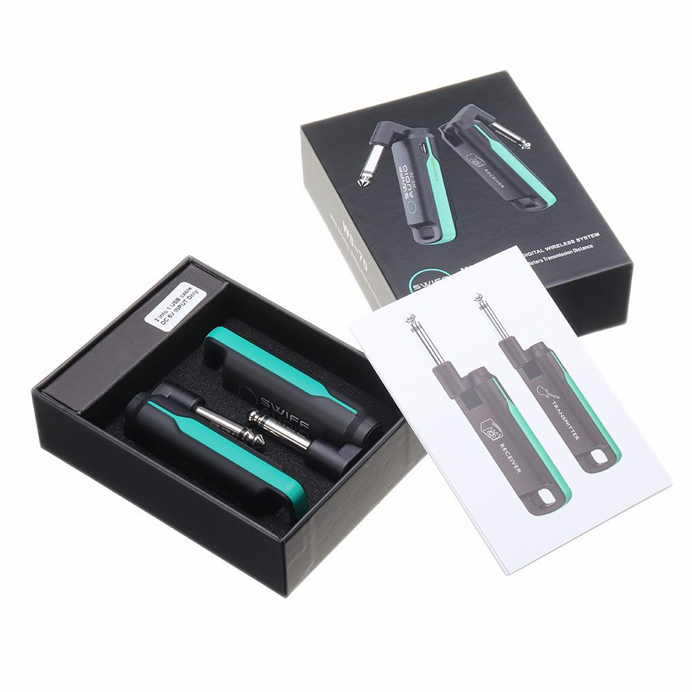 Wi Fi Finders SWIFF WS 70 UHF Guitar Transmitter Receiver Mini Digital Wireless System Multifunctional for Electric Bass 230804