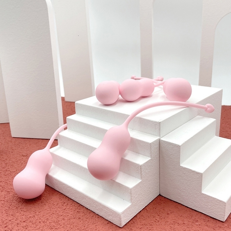 EggsBullets Female Kegel Pelvic Floor Muscle Ball Jump Egg Adult Sex Toys For Women Postnatal Repair A Box Of Five 230804