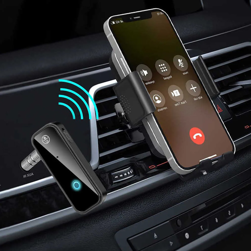 New Bluetooth 5.0 Transmitter Receiver 2 in1 Wireless Adapter 3.5mm Audio Stereo AUX Adapter For Car Audio Music Handsfree Headset wholesale