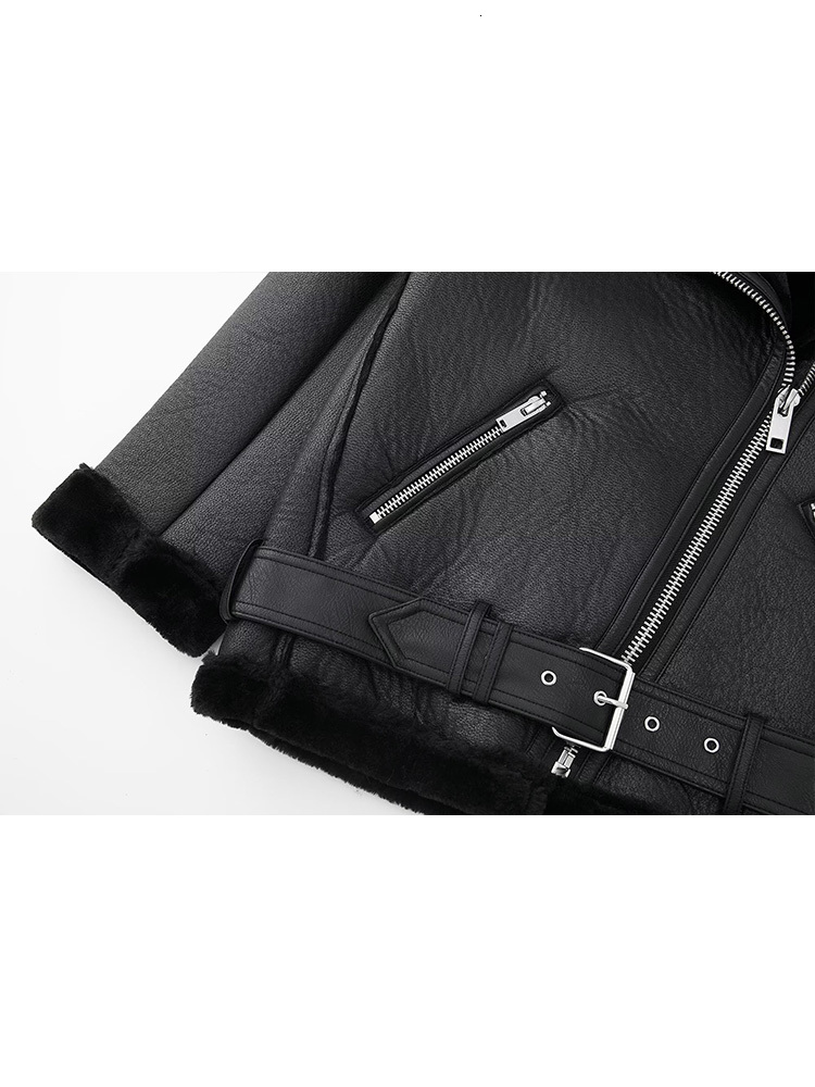 Women s Jacket Autumn and Winter Fashion Double sided Jacket Coat Vintage Long Sleeve Zipper Female Outerwear Overshirt 230804