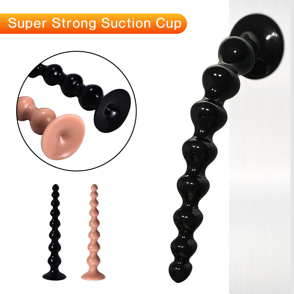 Anal Toys Large Beads Plugs Long Balls Butt Plug Adult Sex For Women Men Gay Anus Masturbator Expander Buttplug Dilatador 230804