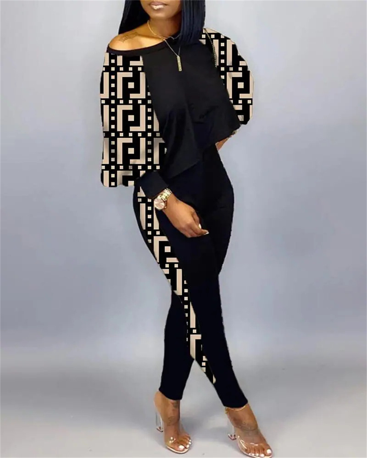 Women Tracksuits Jogger Dress Shirts and PANTS Suits letter Print 2 Piece Set Long Sleeve Lady Outfit Sweatsuits Blouse Trouse Tops Leisure Clothes ou