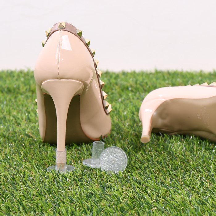 Shoe Parts Accessories Aohaolee 100 Pair Heel Protector Latin Stiletto Dancing Cover Stoppers Nonslip Silicone High Heeler For Wedding Party Favor 230