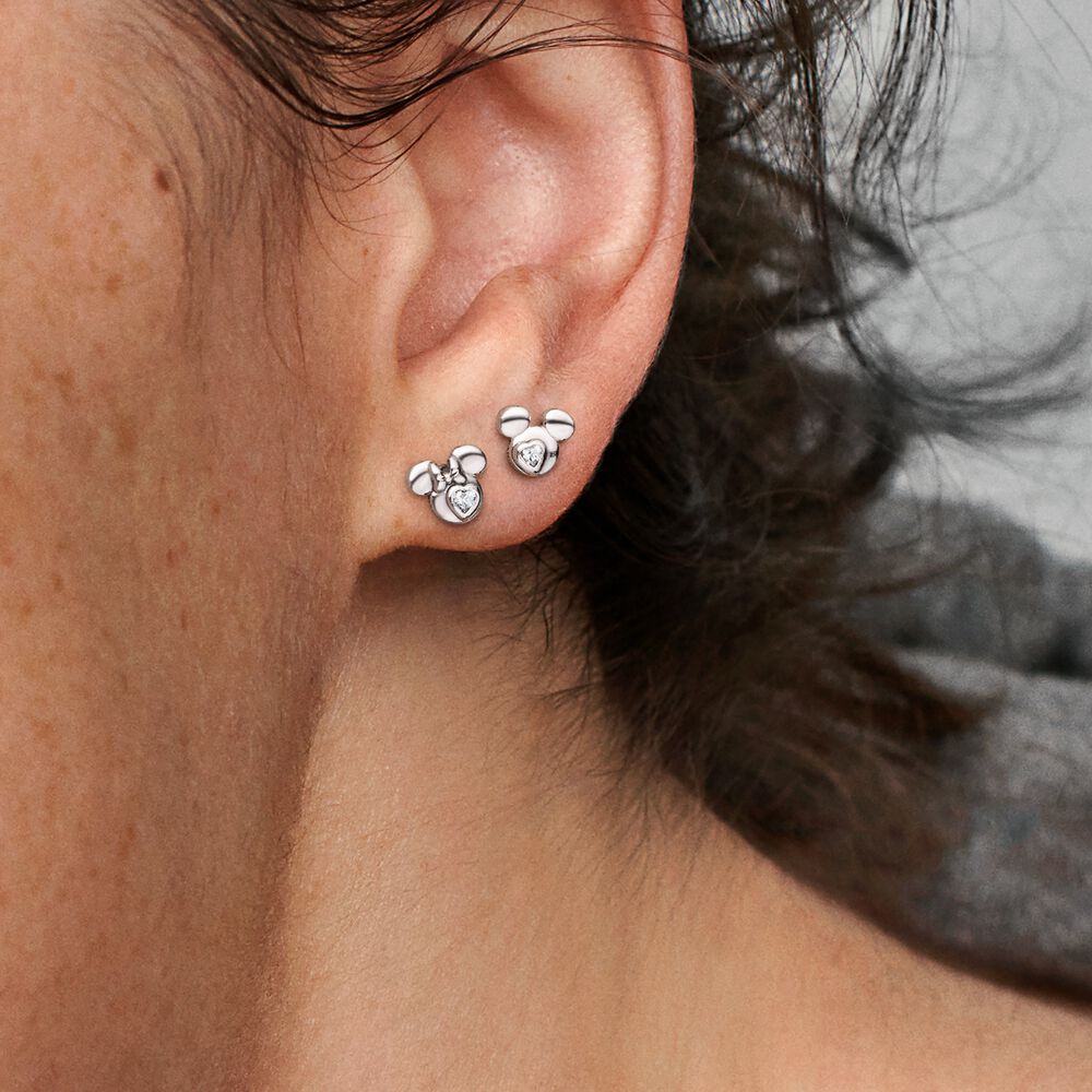 925 Sterling Silver Earrings Unlimited Stone Charm Heart Earrings DIY Suitable For Primitive Fashion Jewelry Accessories Gift Free Delivery