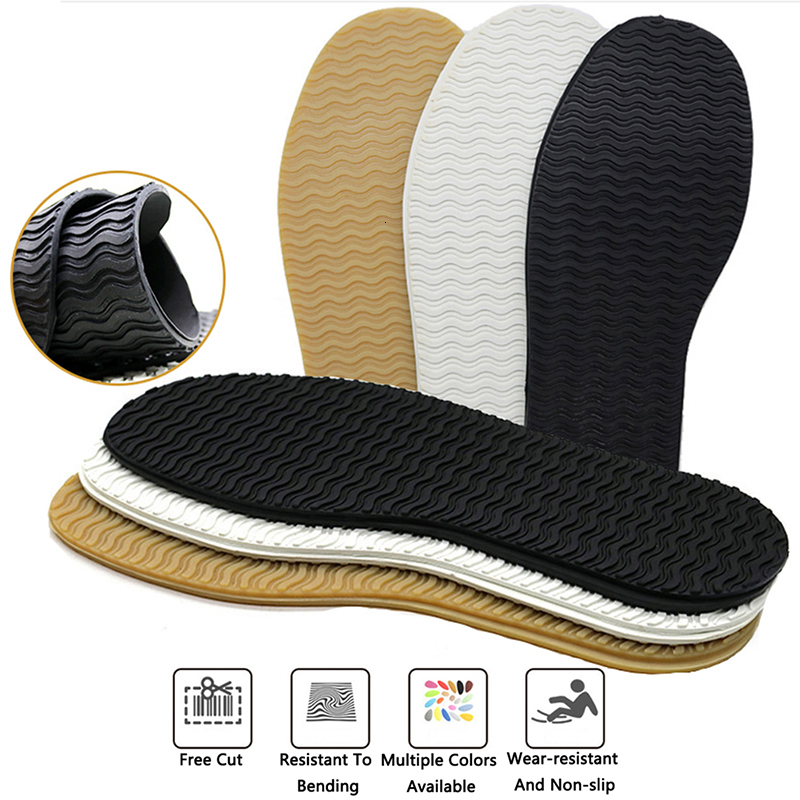 Shoe Parts Accessories Rubber Soles for Shoes Repair Outsole Replacement Anti Slip Wearresistant Sole Protector Sneakers DIY Making Material 230804