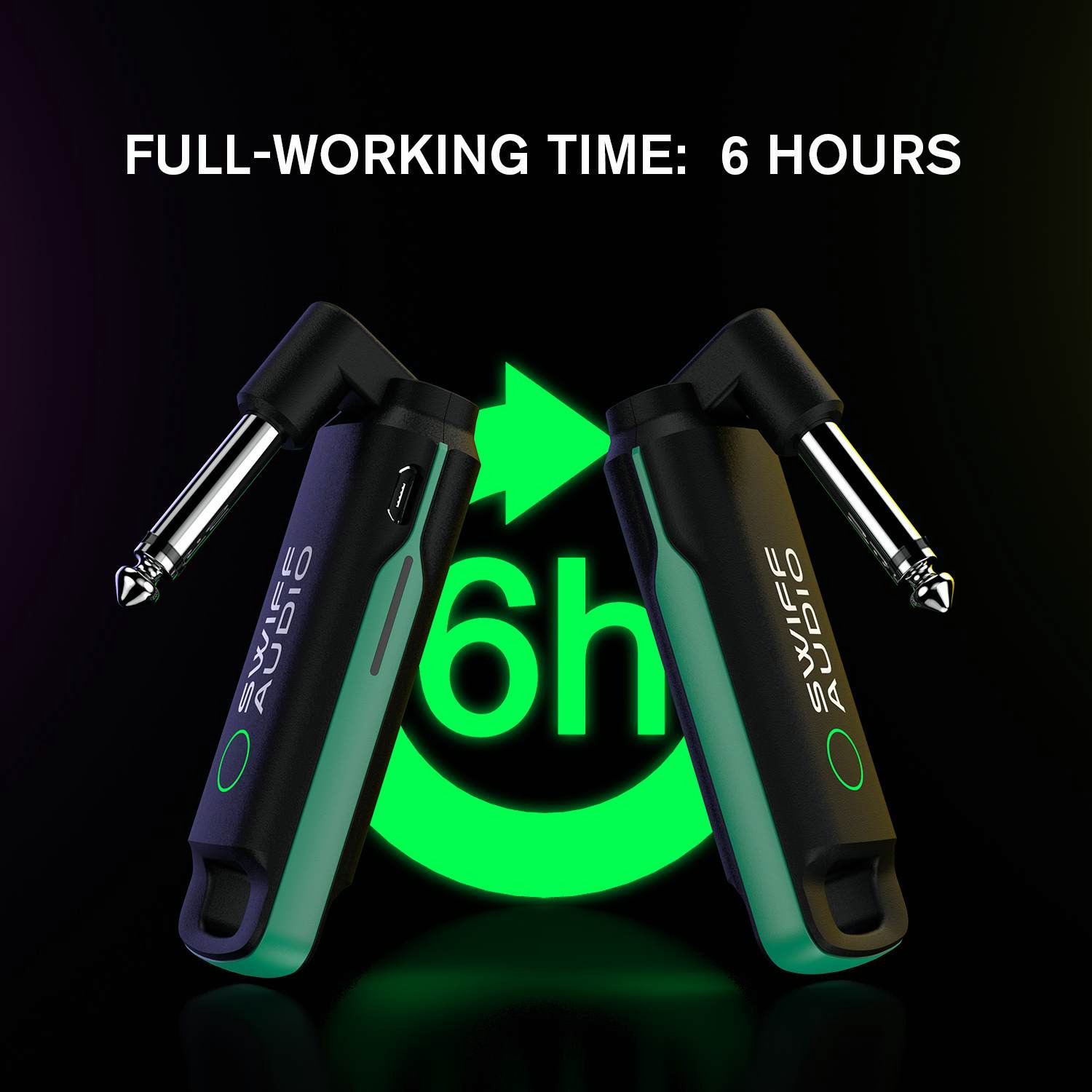 Wi Fi Finders SWIFF WS 70 UHF Guitar Transmitter Receiver Mini Digital Wireless System Multifunctional for Electric Bass 230804