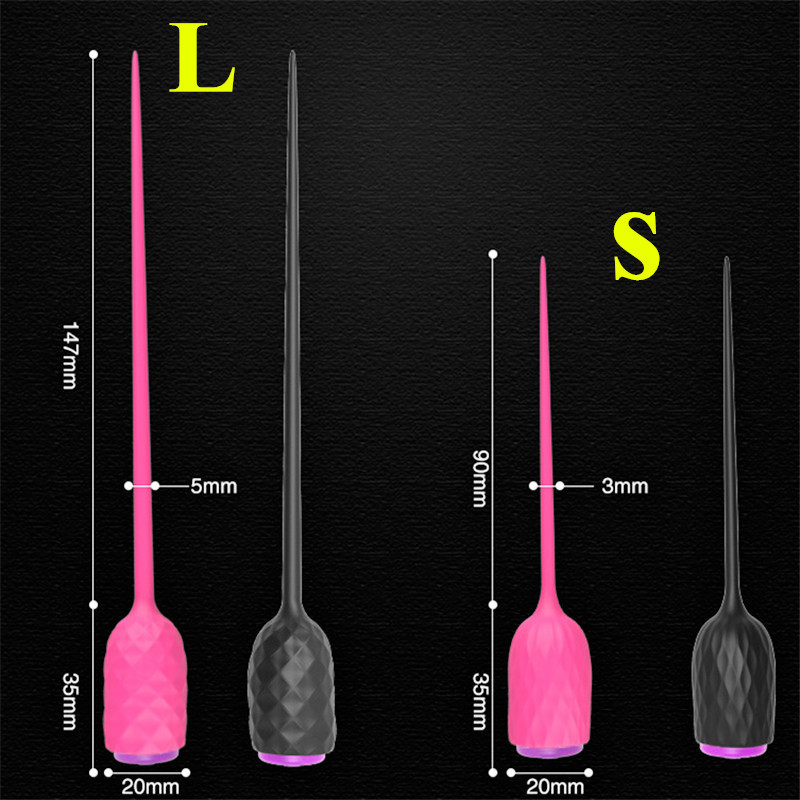 Adult Toys 10 Speed Urethral Vibrator Catheter Penis Plug Sex for Men Vibrating Insertion Love 230804