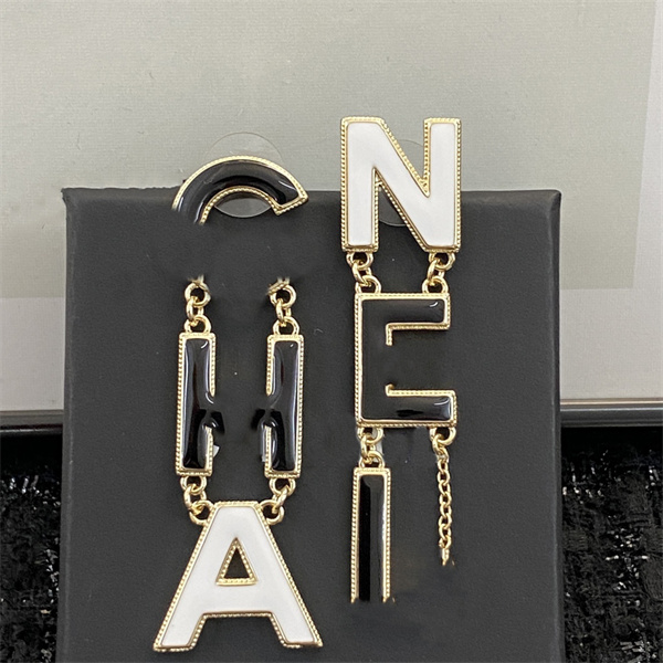 Designers Gold Earrings Letter ccity Ear Stud Women Crystal Pearl Earring Party Woman Brand Jewelry 634645