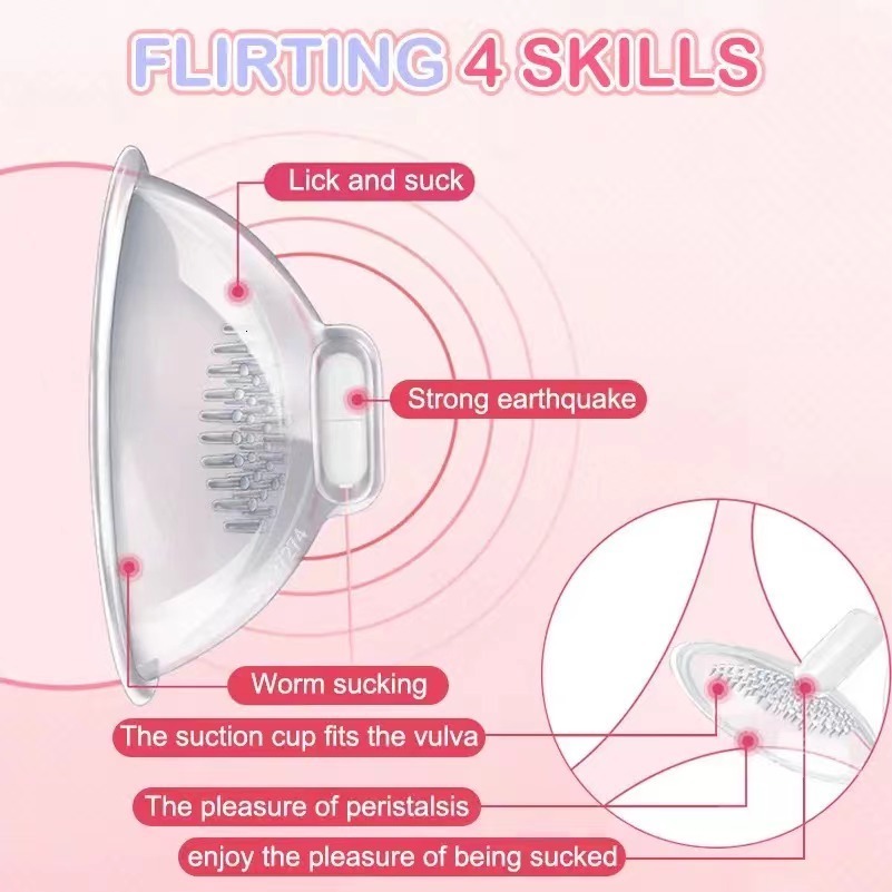 Adult Toys Breast Massager Sucking Erotic Vibrator Vacuum Stimulator Cup Nipple Silicone Chest Sex for Women Couples Games 230804