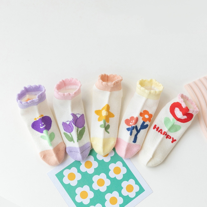 DW250001 Customized Children's Socks Student Movement Kindergarten Children's Paradise Cotton Socks Wholesale with Pattern Identification