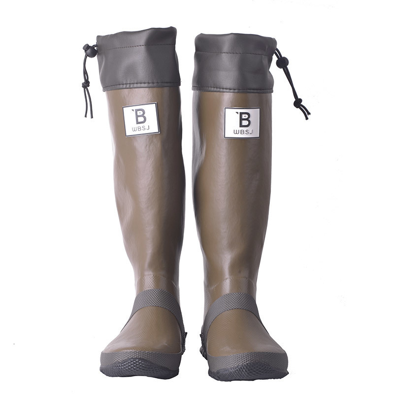 Rain Boots Wild Bird Society of Japan Rainboots Men's outdoor rain boots fishing water boots rubber waterproof shoes wbsj boots japan