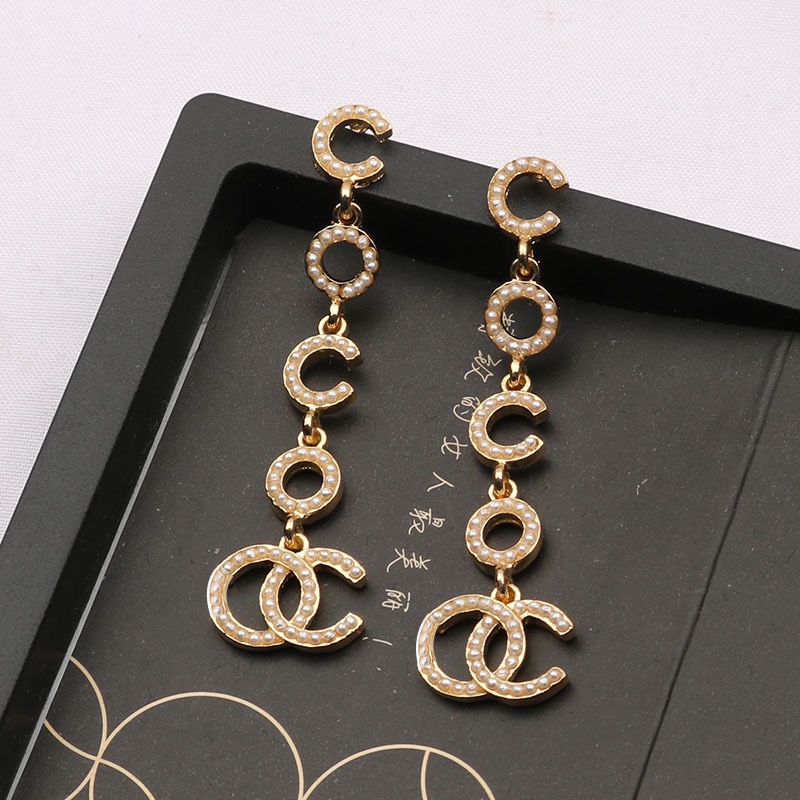 8236 Cross border Designer Fashion Sweet Gold Sier Exaggerate Cool Style Earrings