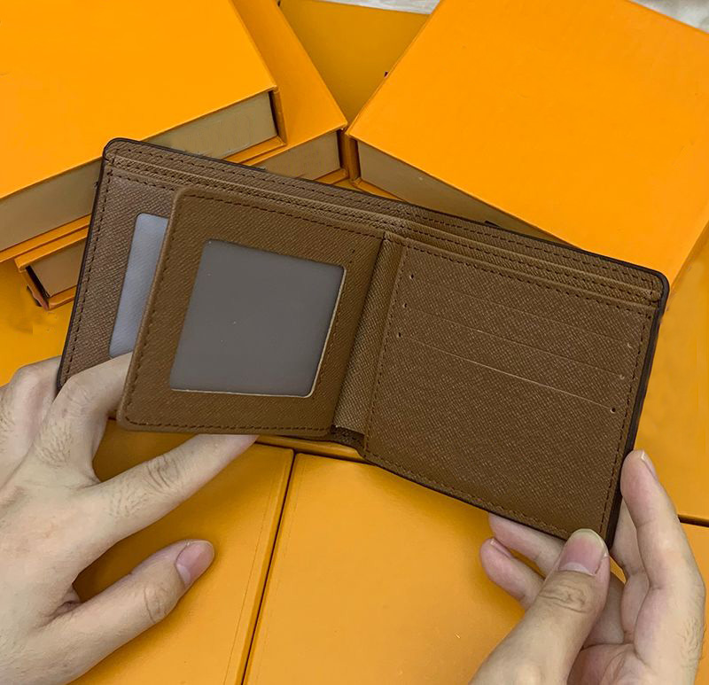 Top High quality designers wallets cardholder plaid luxurys mens wallet designers women wallet high-end with box