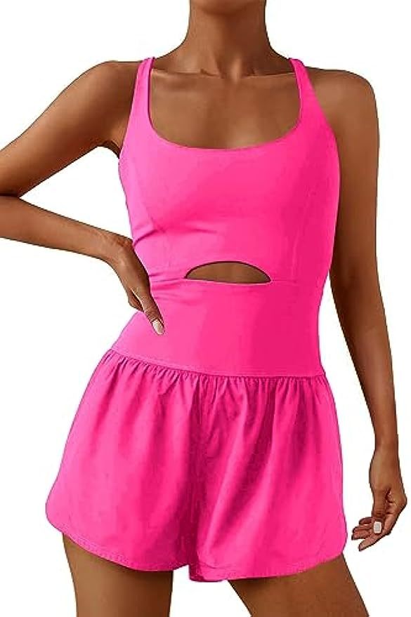 Bridesmaid Dress Women Running Onesie Workout Rompers One Piece Outfits Exercise Jumpsuits Gym Yoga Clothes