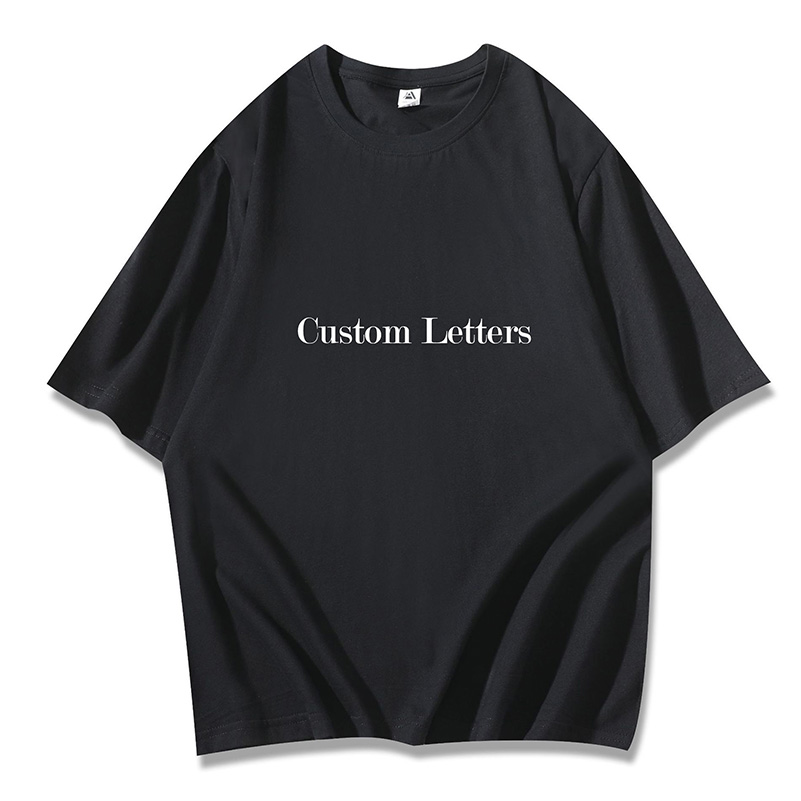 OC0015# Personalized Customized T-shirt Hot Stamping Letter Abbreviation LOGO Unisex Student Class Uniform Team Clothing Color