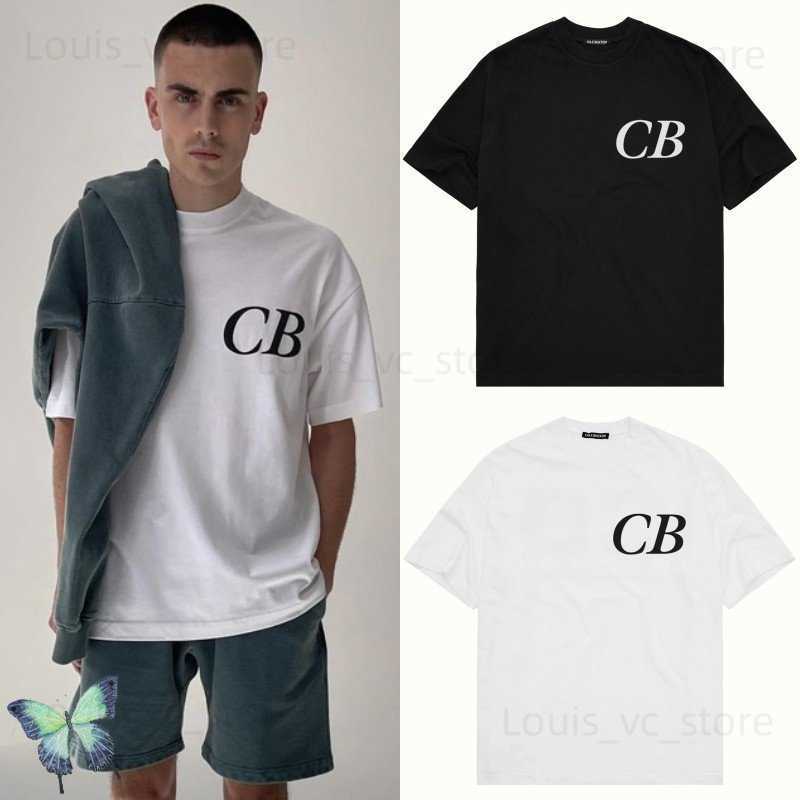 Real Photos Cole Buxton T Shirt 1 1 High Quality CB Classic Chest Letter Print Short Sleeve Tops Oversize Men Women T-shirt T230806