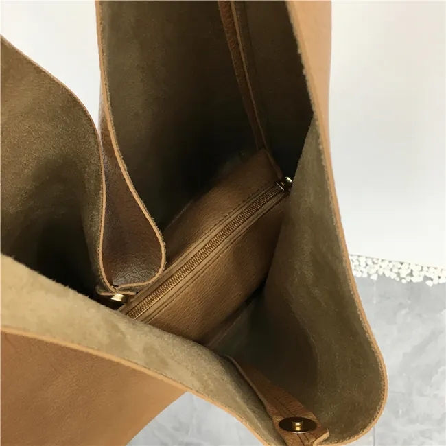 Bags Designer women dicky0750 with cosmetic soft leather side female commuter handbag shoulder shopping bag tote