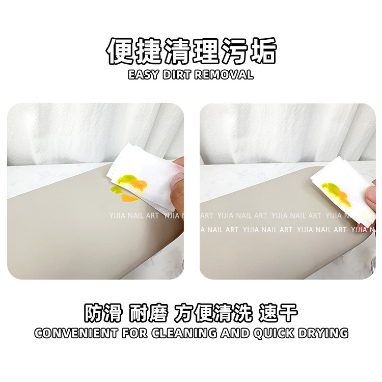 Hand Rests Simple Style PU Leather Folding Nail Hand Rest Pillow Hand Cushion Pillow Holder Nail Art Stand Manicure Table Nail Arm Rests 230804