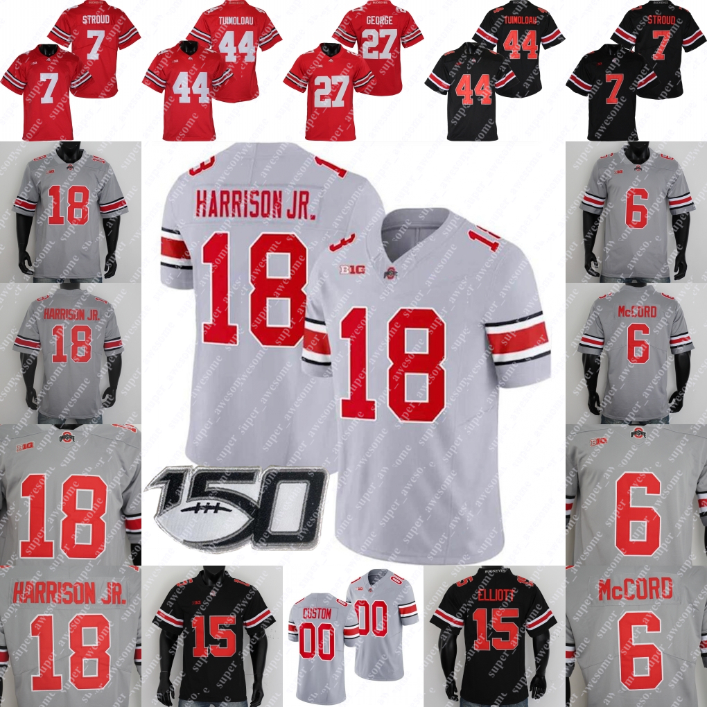Ohio State Buckeyes Football Jersey Will Howard Jeremiah Smith Quinshon Judkins Emeka Egbuka Carnell Tate TreVeyon Henderson Caleb Downs Brandon Inniss Tuimoloau