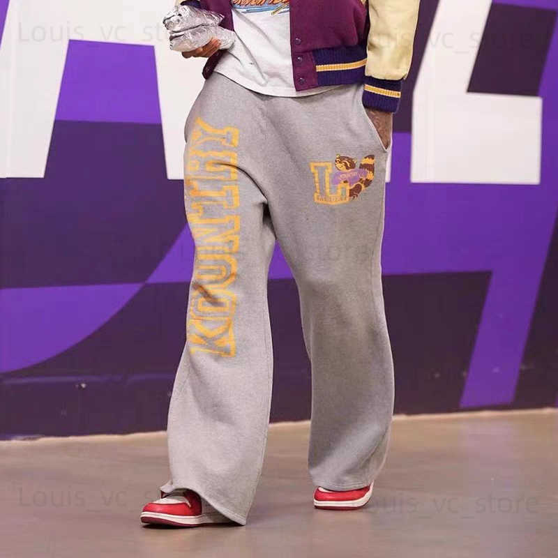 Kapital 2023ss High-Quality Stylish Cotton Lettered Casual Sports Pants T230806