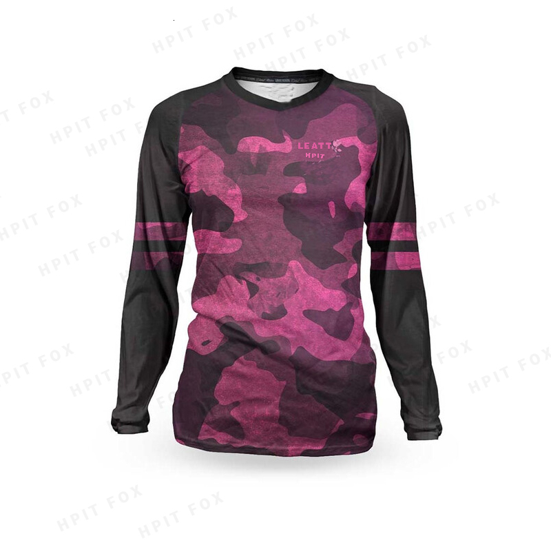 Cycling Shirts Tops women Downhill Jerseys Mountain Bike MTB Shirts Offroad DH Motorcycle Jersey Motocross Sportwear Clothing Bike Hpit 230804bj