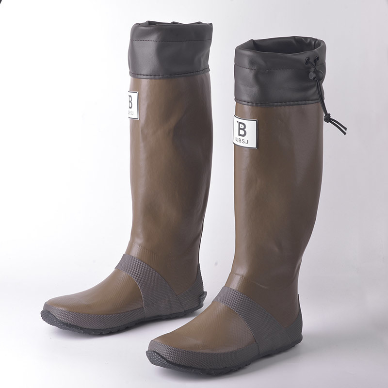 Rain Boots Wild Bird Society of Japan Rainboots Men's outdoor rain boots fishing water boots rubber waterproof shoes wbsj boots japan