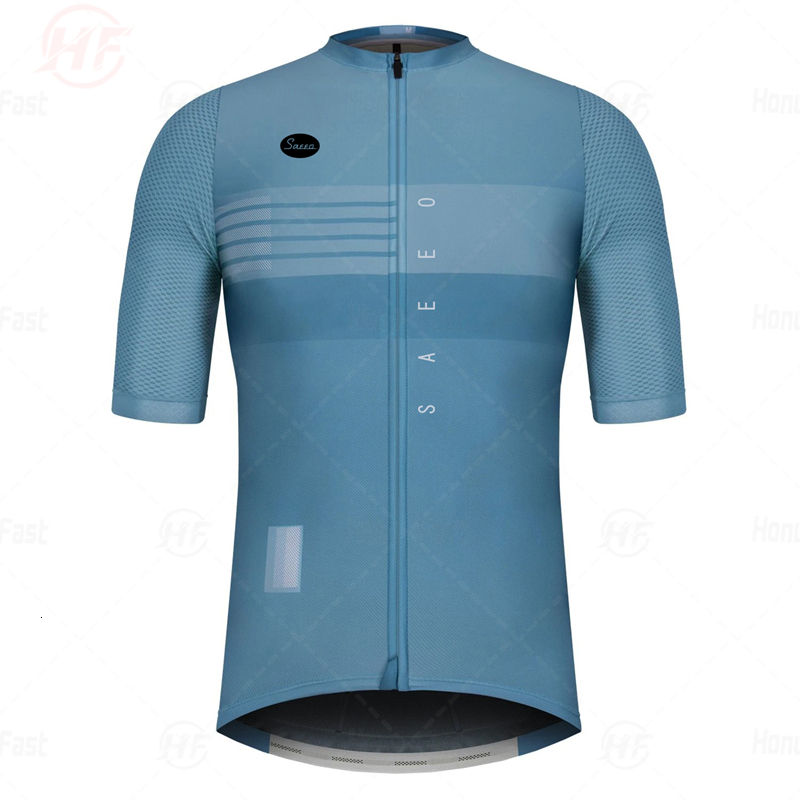 Cycling Shirts Tops Summer High Quality Team Men Cycling Jersey Clothing Black Short Sleeve Breathable Quick Dry Cycle Jersey Clothes Spain 230804bj