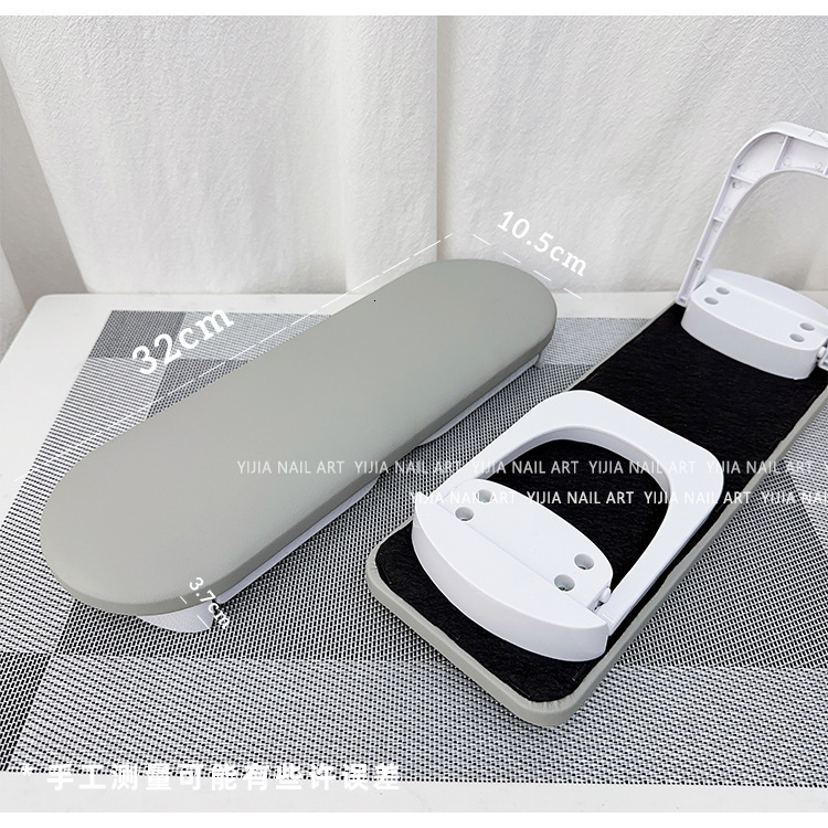 Hand Rests Simple Style PU Leather Folding Nail Hand Rest Pillow Hand Cushion Pillow Holder Nail Art Stand Manicure Table Nail Arm Rests 230804