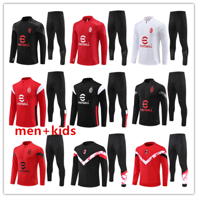 2023 24 AC mIlan training suit IBRAHIMOVIC Soccer Milano survetement 23 24 maillot men and kids de foot mIlans football Tracksuit