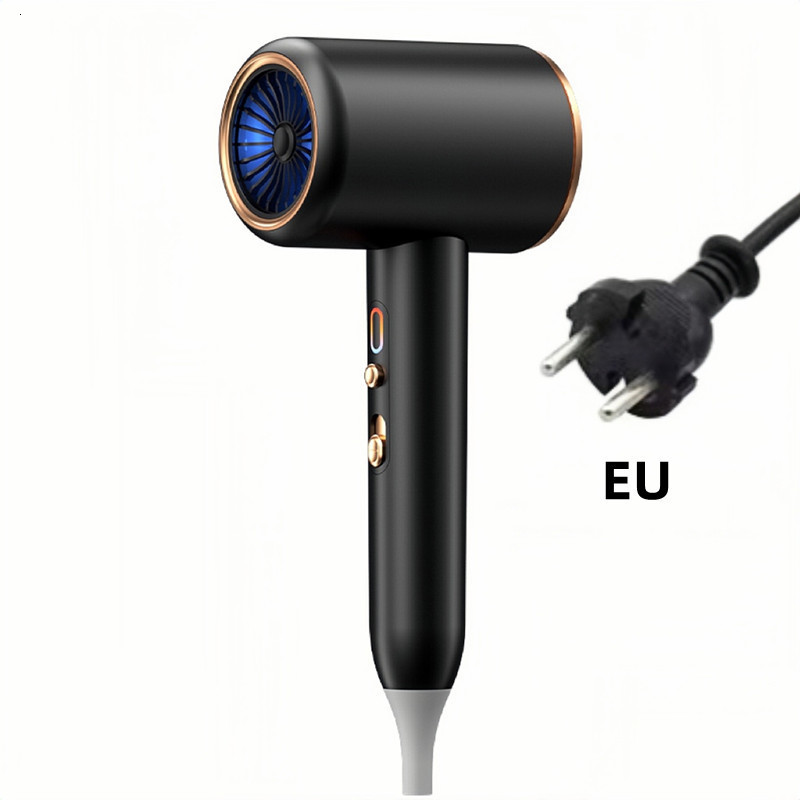 Hair Dryers Generation HighSpeed Dryer 2400W HighPower Blue Light Negative Ion Ultra Silent Recommended For Home Salons 230807