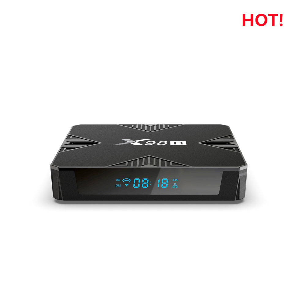 New X98H Android 12 Wifi 6 Smart TV BOX Allwinner H618 4K HD 2G16G /4G32G Media Player 2.4G 5G Wifi Set Top Box