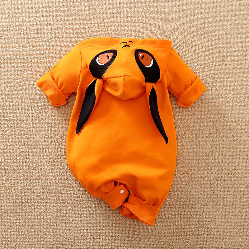 Anime Cosplay Clothes Halloween Come Kurama Newborn Baby Boy Clothes Children Overalls Romper Onesie Jumpsuit Bodysuit Things L230712