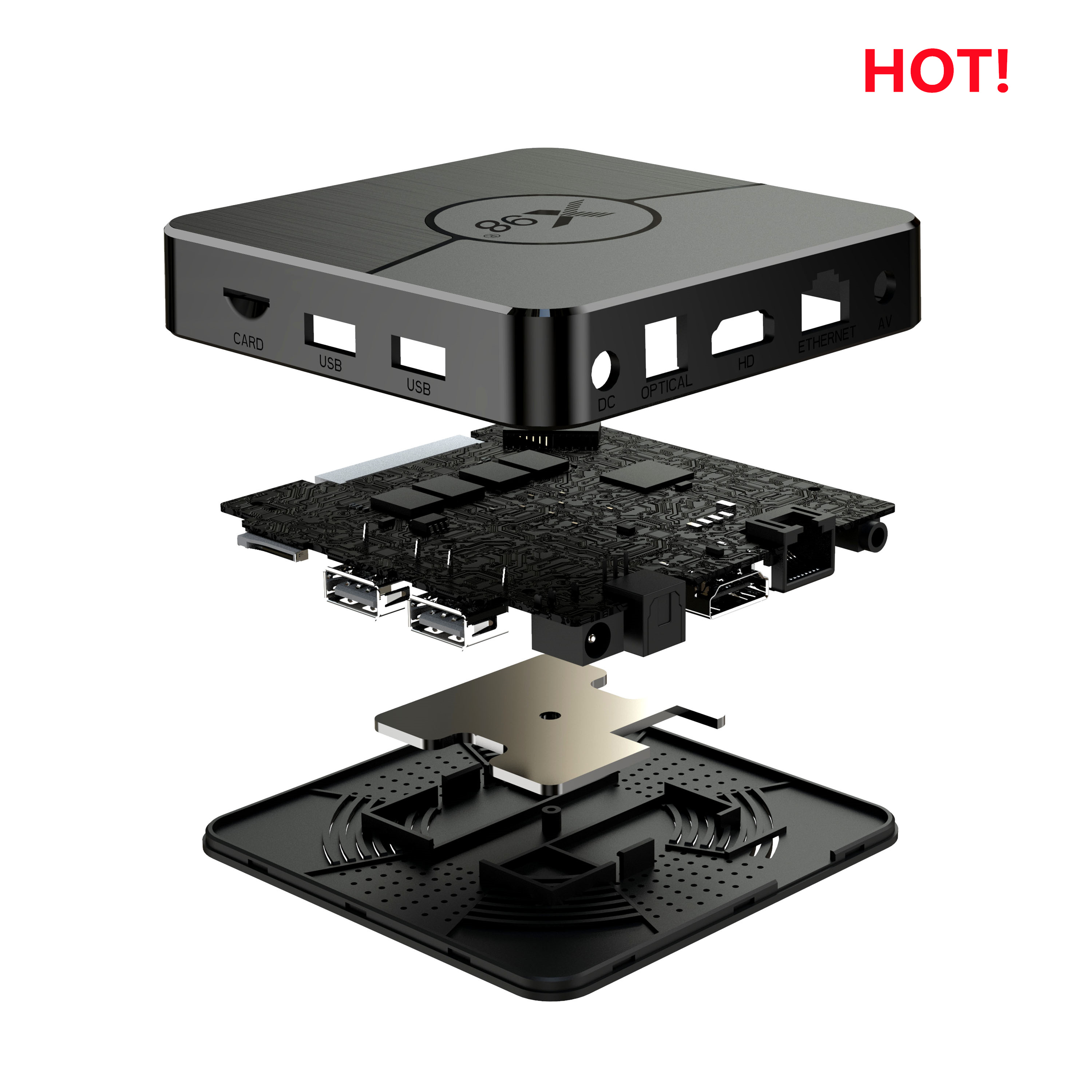 Smart X98 Plus TV BOX Android11 Amlogic S905W2 4GB RAM 32GB Wifi 2.4G 5G 4K Media Player Set Top Box 2GB 16GB