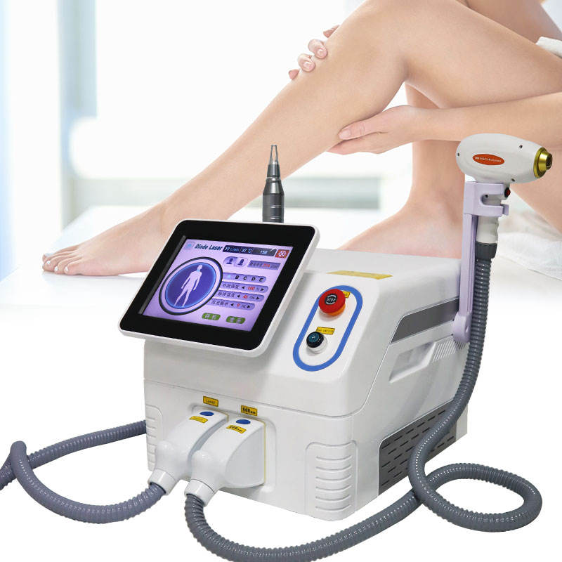2023 Picosecond Tattoo Hair Removal Diode 808 Diode Laser and Pico 2in1 Beauty Equipment