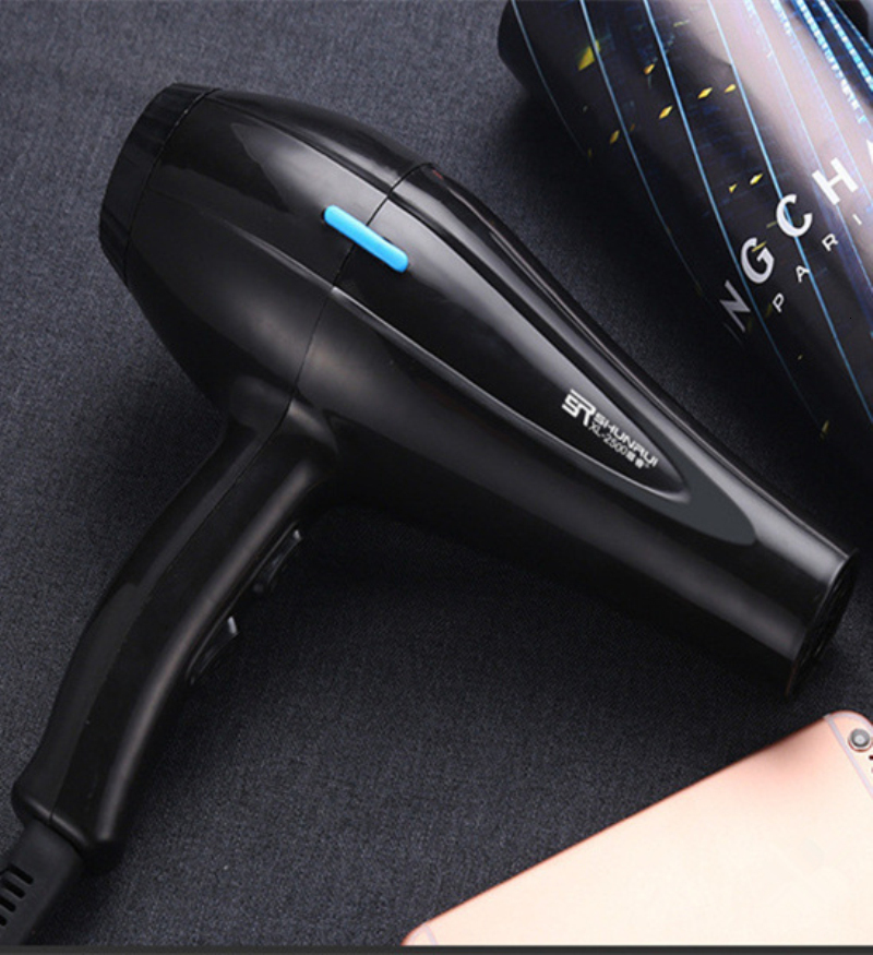 Hair Dryers Powerful Professional Salon Dryer Blow Electric Hairdryer Cold Wind with Air Collecting Nozzle D40 230807