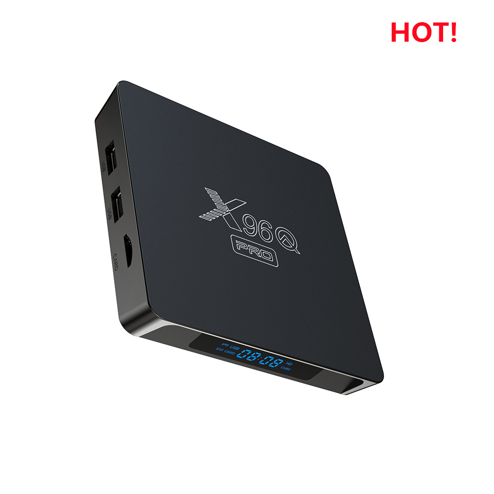 X96Q PRO TV BOX Android 10.0 Allwinner H313 Quad Core 2.4G Wifi 2GB 16GB Smart Tv Media Player X96 Q 1G 8G Set Top Box 4K