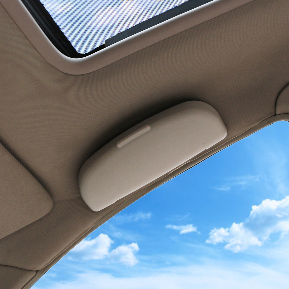 Sunglasses Cases Car Styling Sunglasses Holder Eyeglasses Storage Box Case for Mitsubishi Asx Lancer 10 9 Outlander Pajero Car Accessories 230807
