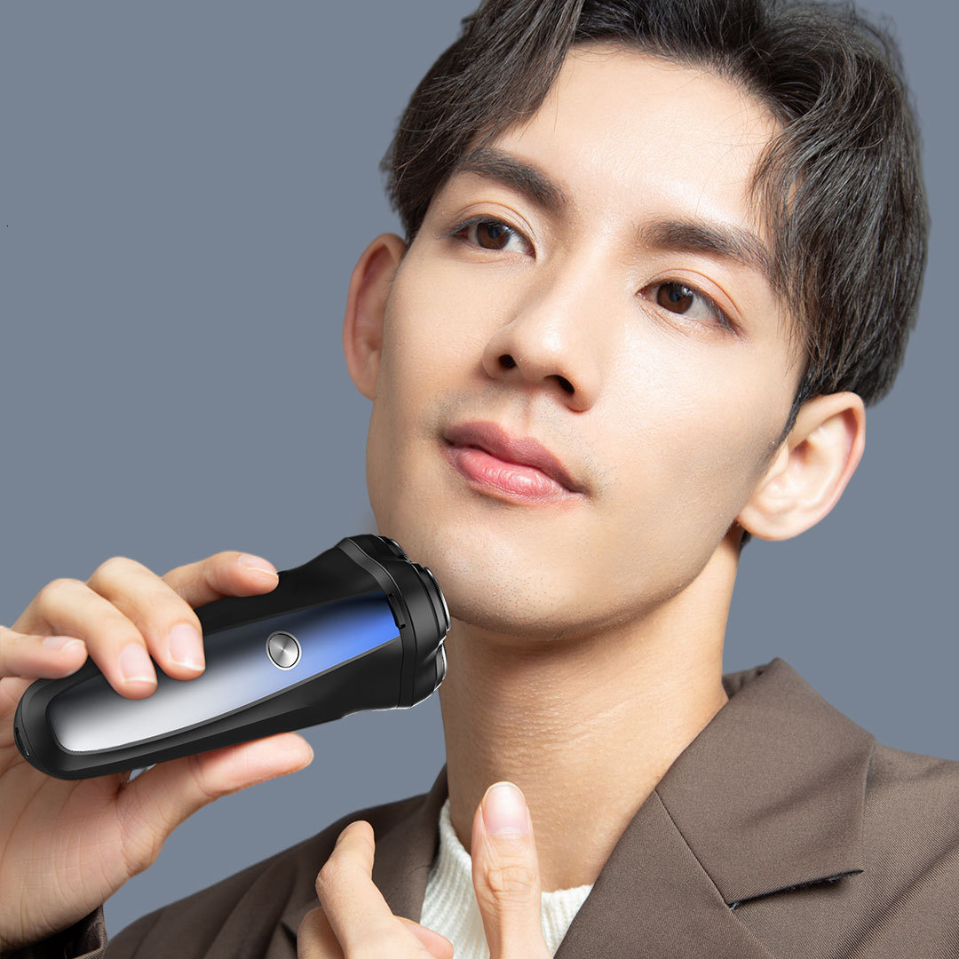 Electric Shavers MSN M1 Shaver Mens Holiday Gift Trimmer Triple Floating Cutter Head Full Body Wash Razors 230807