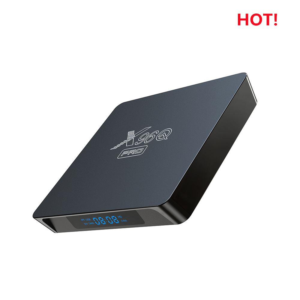Android 10.0 Smart TV Box X96Q Pro Allwinner H313 Quad Core 2GB 16GB Android10 2.4G Wifi Set Top Boxes Media Player