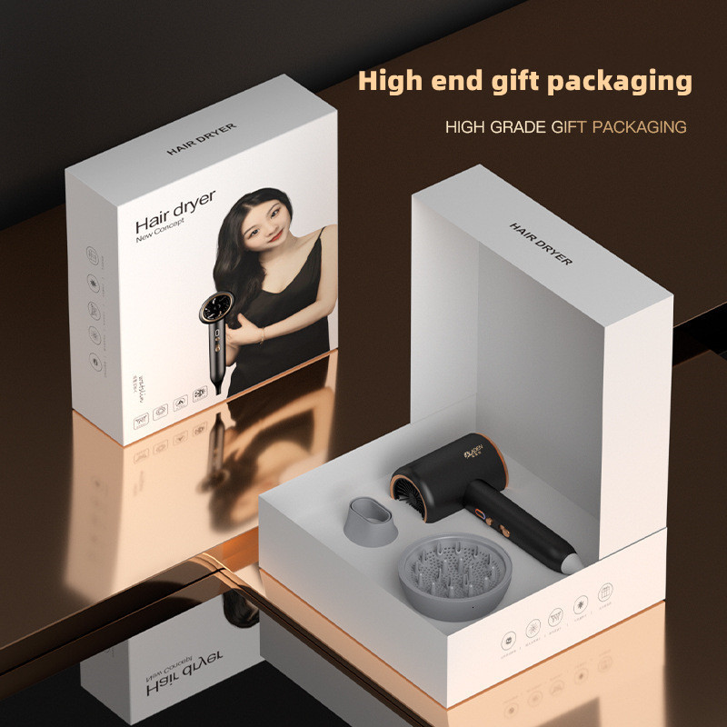 Hair Dryers Generation HighSpeed Dryer 2400W HighPower Blue Light Negative Ion Ultra Silent Recommended For Home Salons 230807