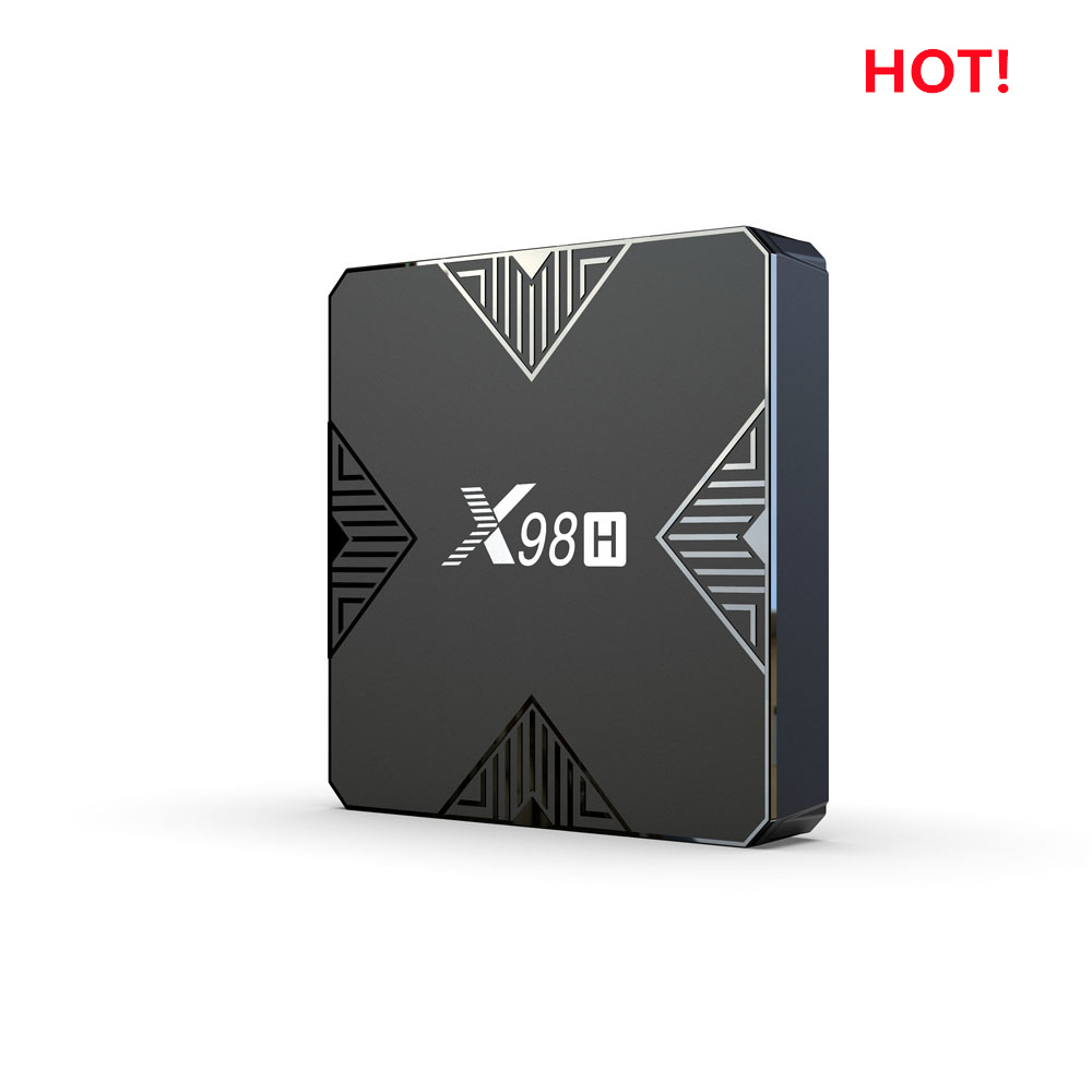 New X98H Android 12 Wifi 6 Smart TV BOX Allwinner H618 4K HD 2G16G /4G32G Media Player 2.4G 5G Wifi Set Top Box