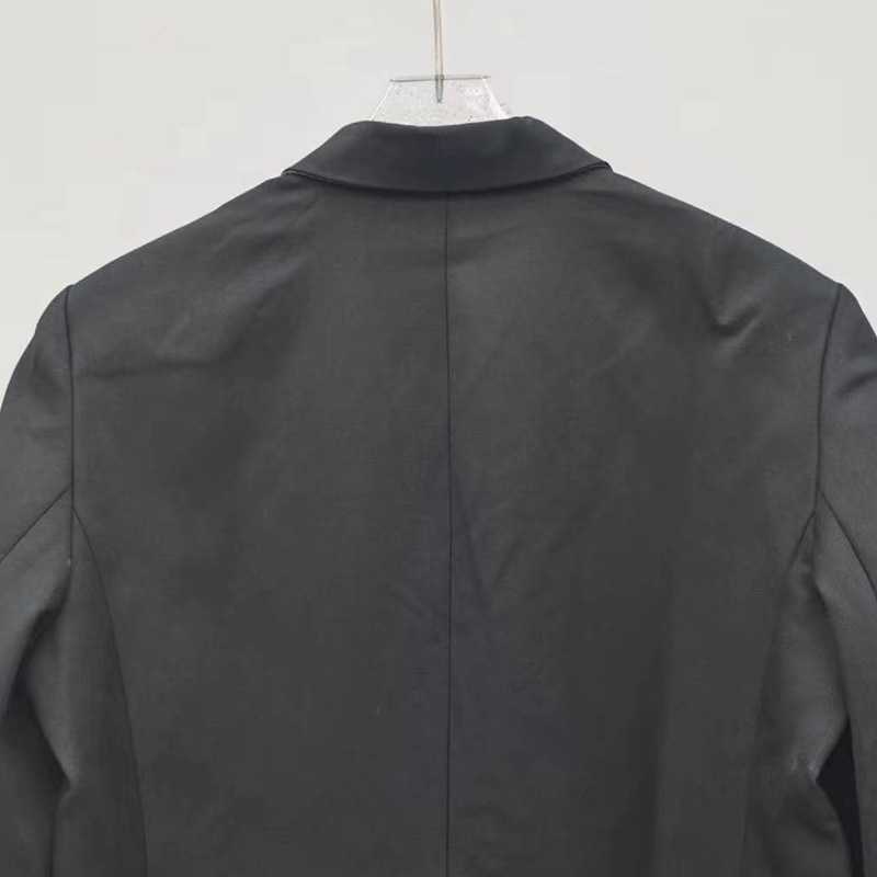 Sandra double-breasted temperament Joker black suit jacket
