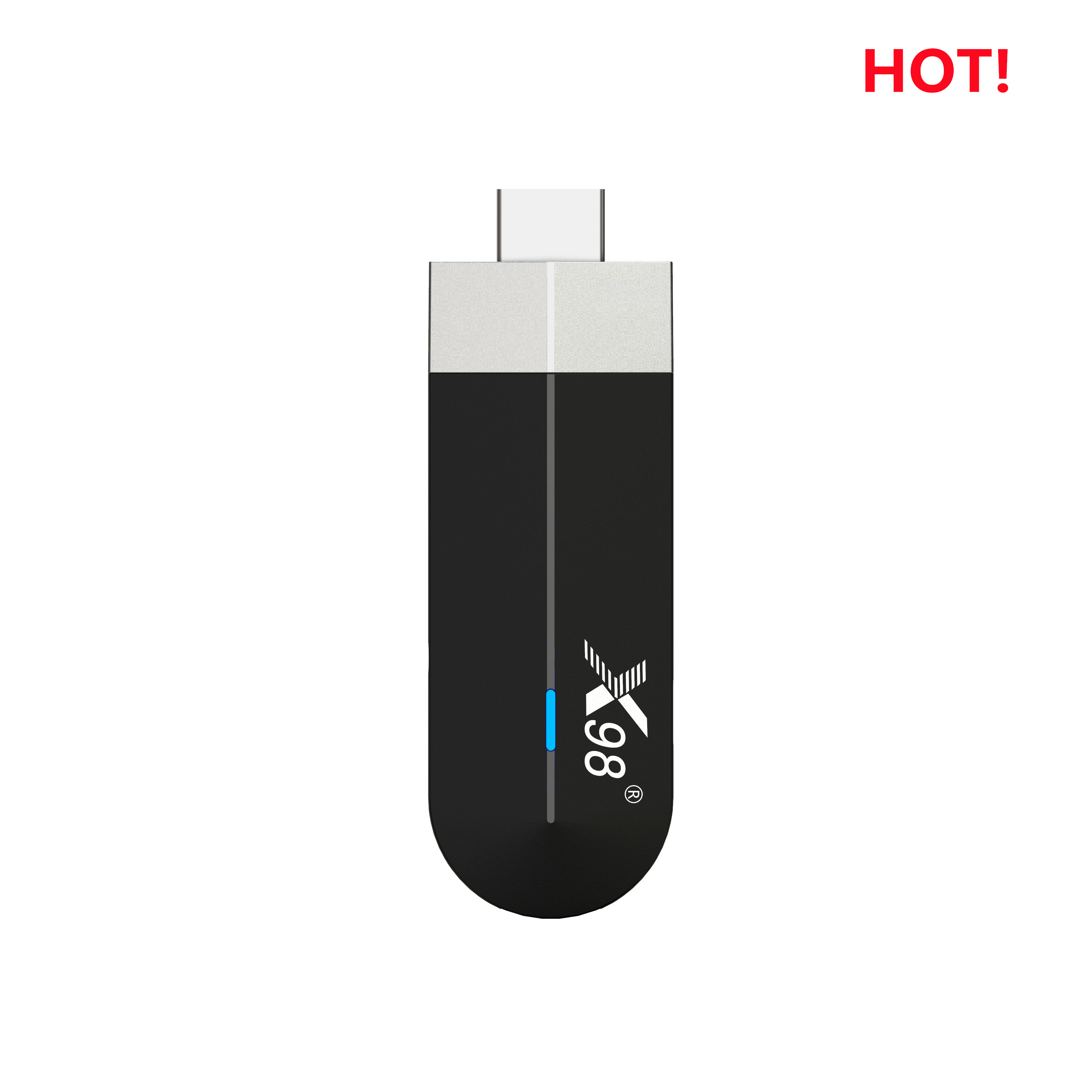 X98 S500 Smart Tv stick Android TV Box 11 2G/16G 4G/32G 3D Video 4K 2.4G 5G Wifi bt Quad-Core Set top box receiver