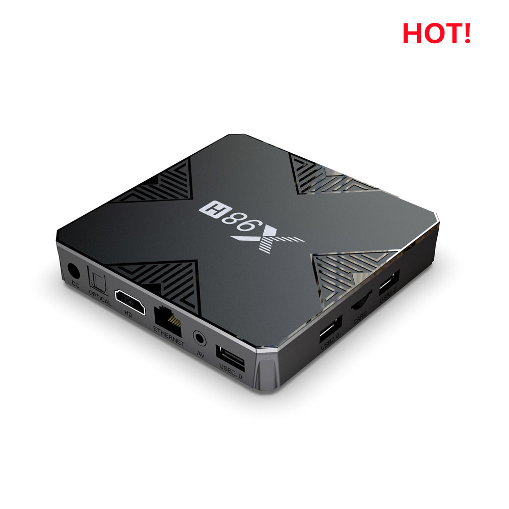 New X98H Android 12 Wifi 6 Smart TV BOX Allwinner H618 4K HD 2G16G /4G32G Media Player 2.4G 5G Wifi Set Top Box
