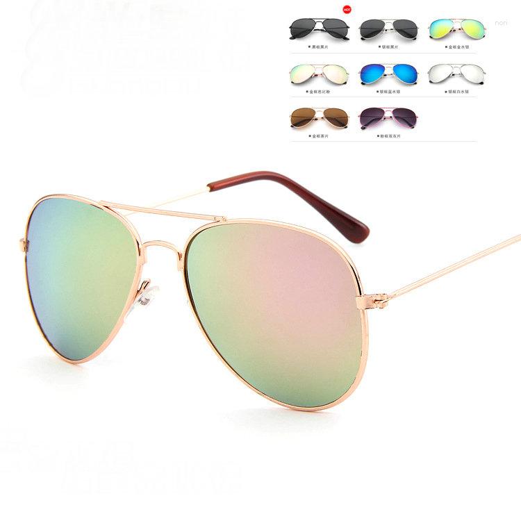 Sunglasses Retro Kids Avation UV400 Brand 2023 Children Sun Glasses Luxury Shades Baby Boys Girls Eyewear Gafas De Sol Z260305