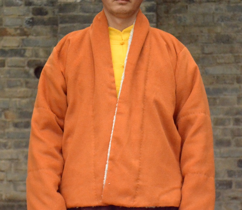 Lama Monk Wear Winter Wave Handmade Coat Tibetan Monk Buddha Winter Jacket Thickened Velvet Dongbo Monk Overcoat Tibet Men