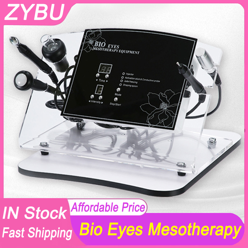 New Arrival BIO Mesotherapy Electroporation Eye Face Massager Jade warming therapy Skin Rejuvenation Anti-aging Skin Care Beauty Machine