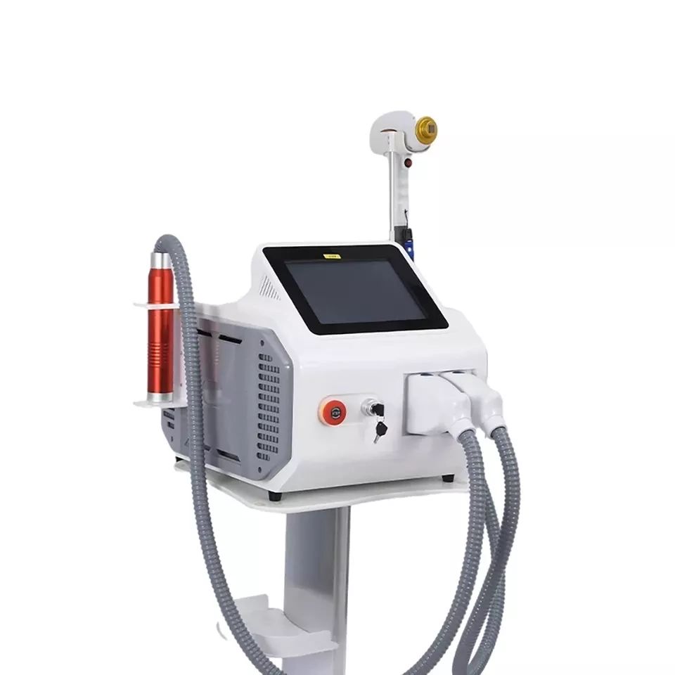 Diode 2 in 1 Tattoo Removal Machine 808 Laser Machine Picosecond + 808 Diode Laser Plus Pico