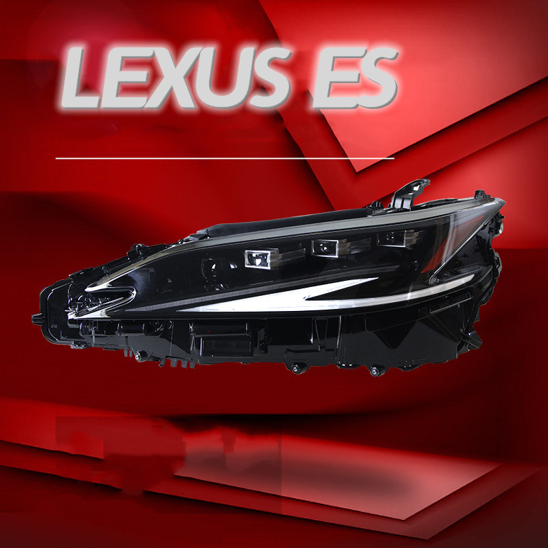 New Matrix Headlights for Lexus ES 20 15-2023 LED Headlamp 4-eye Front Driving Lights Turn Signal Car Light Accessory