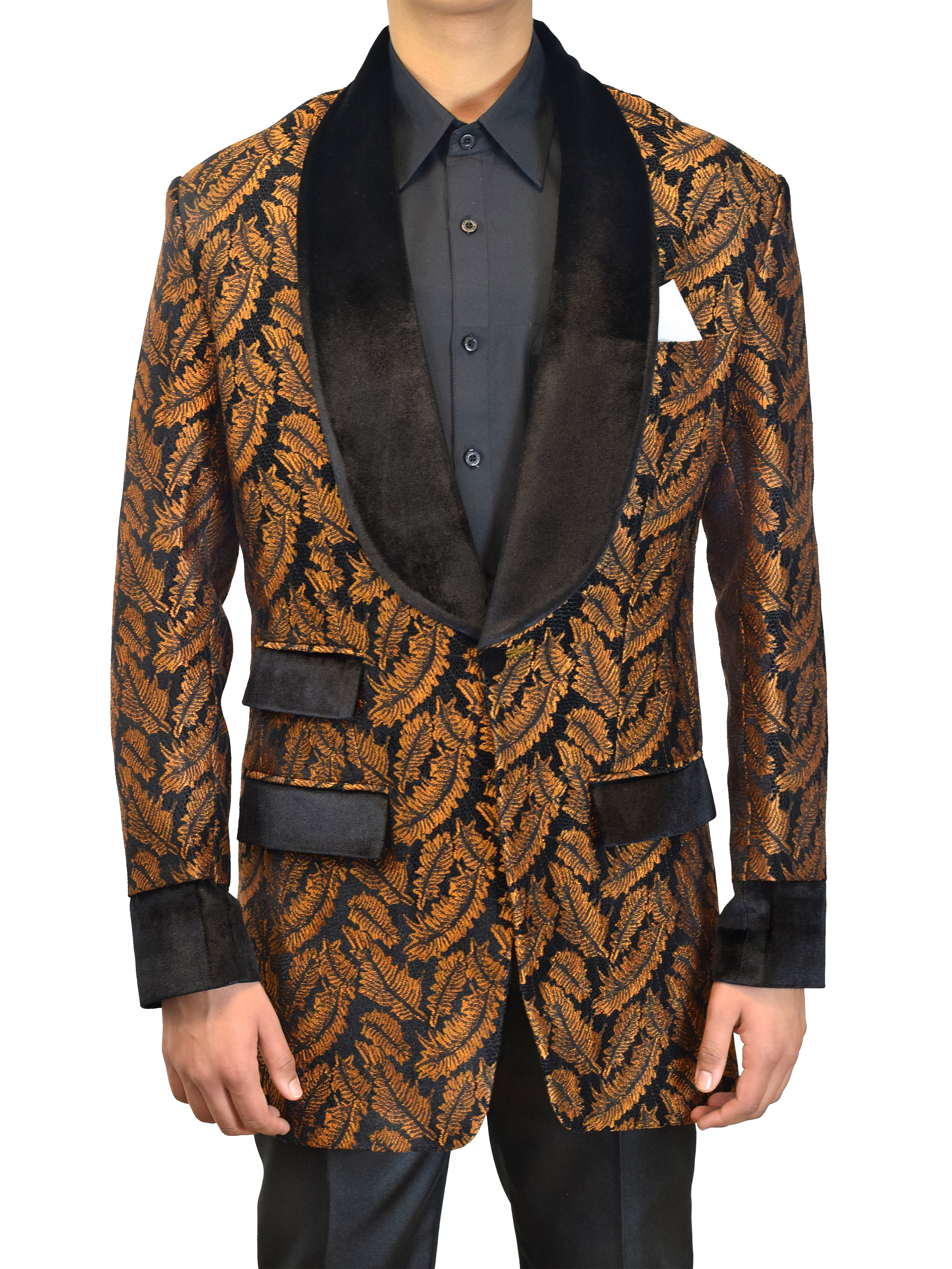 New Suits Men's 2 Pieces Slim Fit Costume Homme Shawl Lapel Blazer Tuxedos Popular Party Wedding Groom Wear(Blazer+Pants)